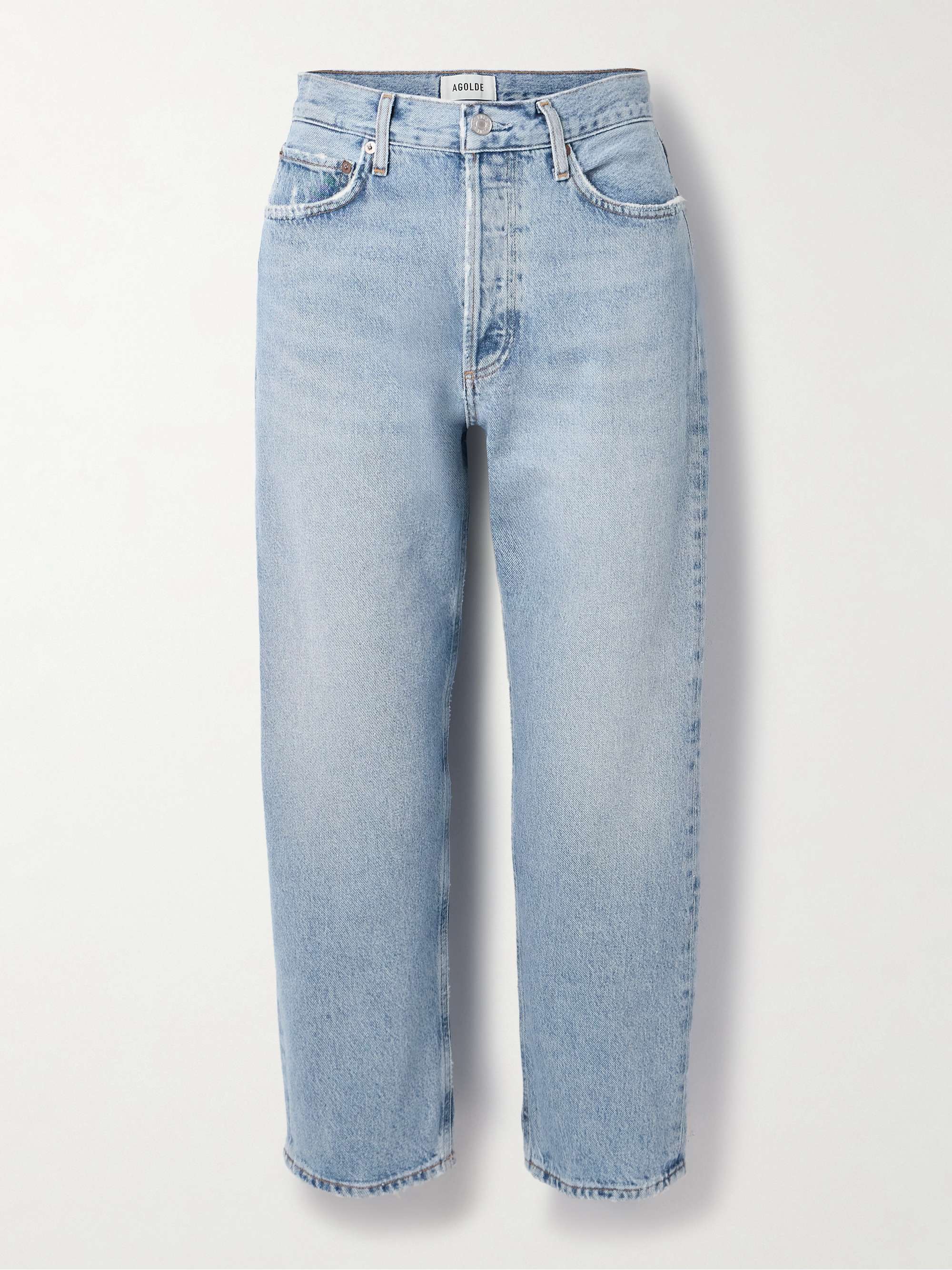 '90s Crop Mid-Rise Straight-Leg Jeans