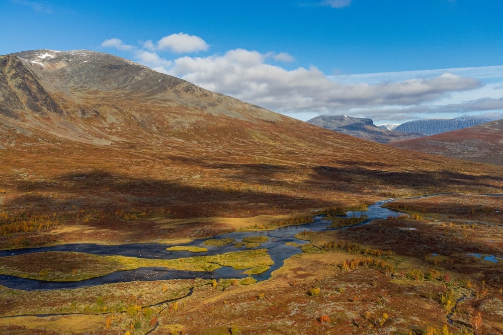 A barren landscape from the