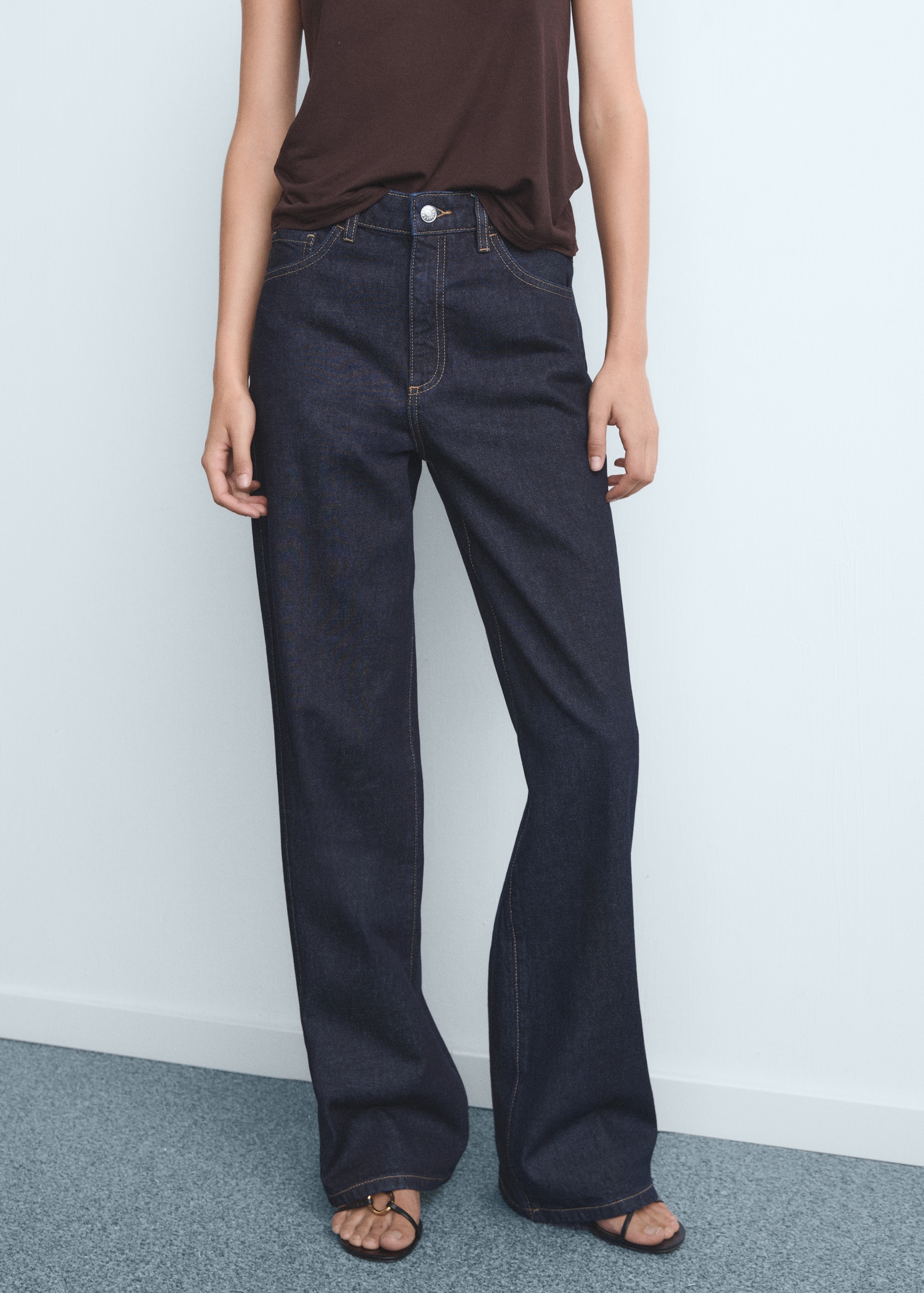 Danila Wide Leg High-Rise Jeans - Women | Mango United Kingdom