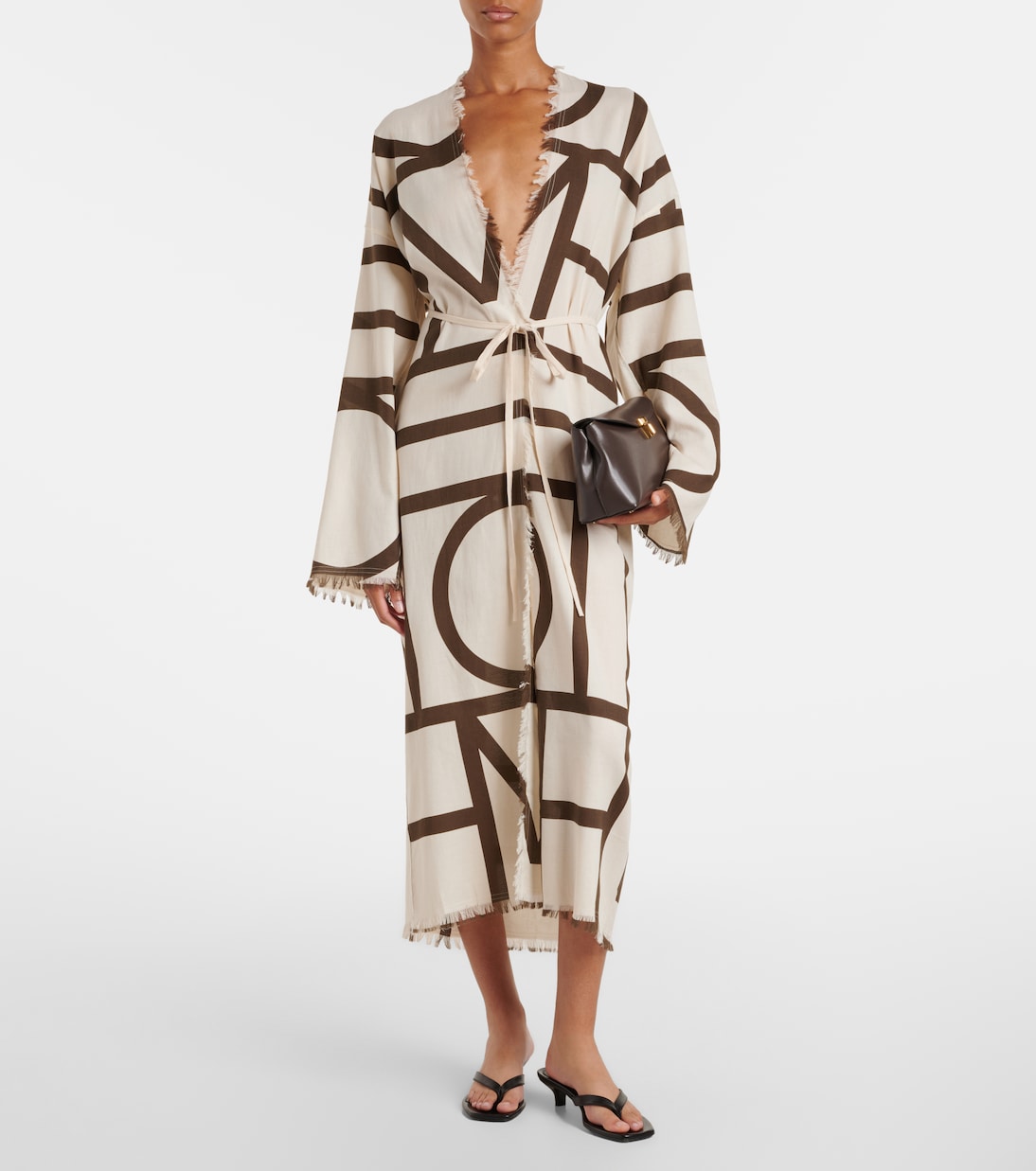 Monogram Cotton Beach Cover-Up