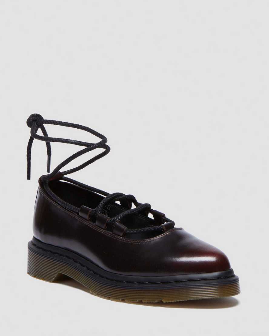 Dr Martens Elphie Ii Leather Ballet Flats