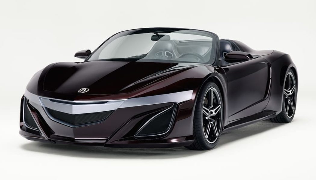 Acura Showcases One-Off 'Avengers' NSX Roadster at Monterey Car Week