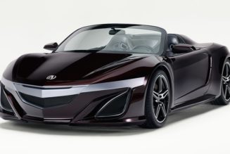 Acura Showcases One-Off 'Avengers' NSX Roadster at Monterey Car Week
