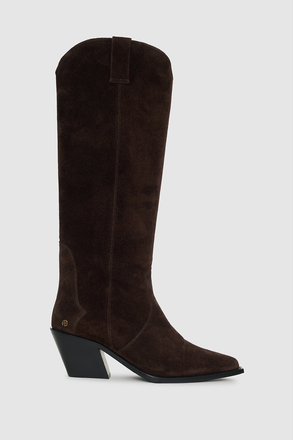 Tall Tania Boots - Dark Brown Suede