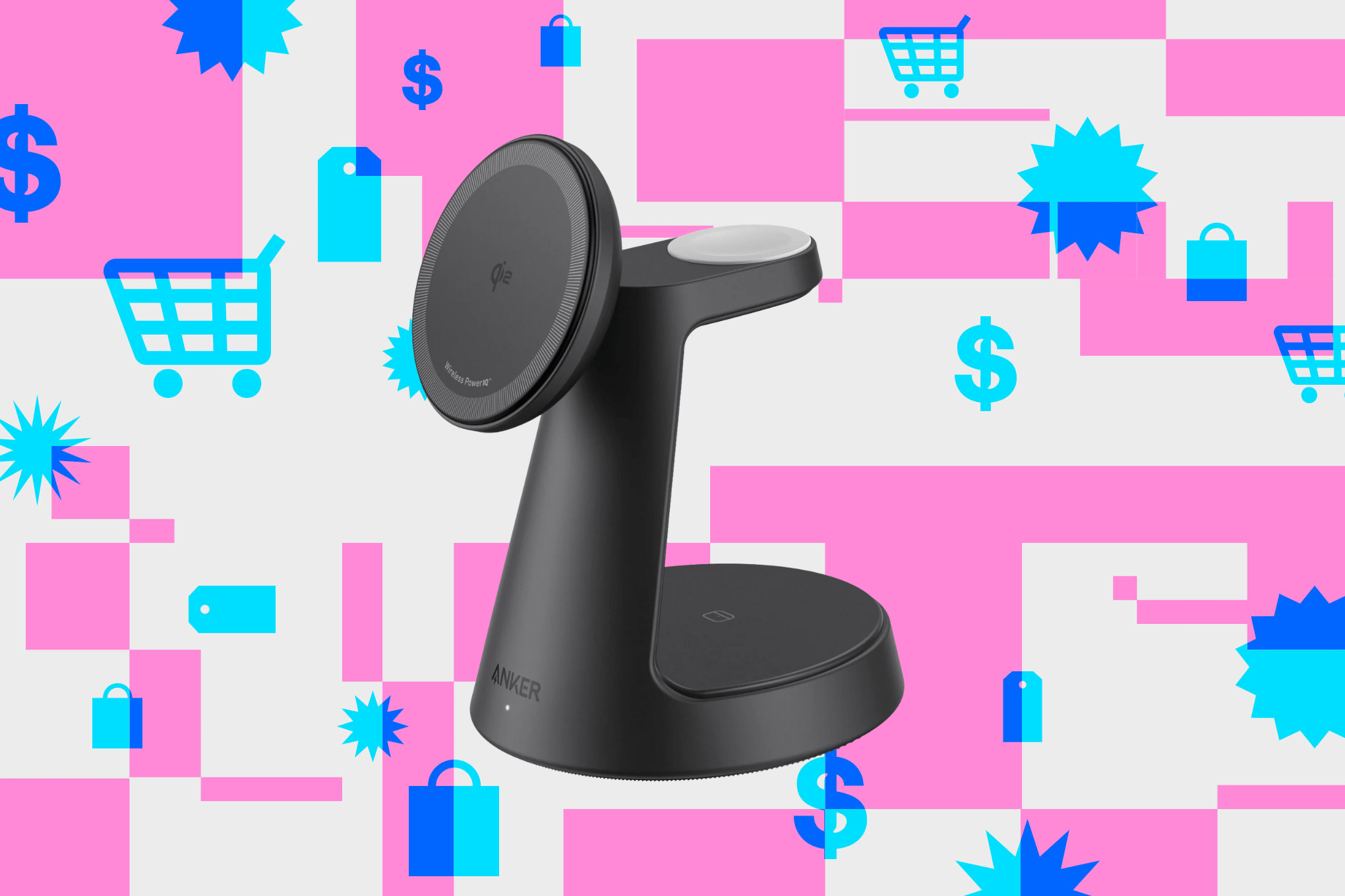 Anker MagGo Wireless Charging Station (3-in-1, Dock Stand) deal