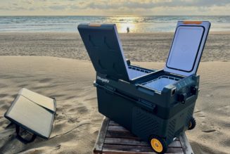 BougeRV’s portable solar fridge is quietly annoying
