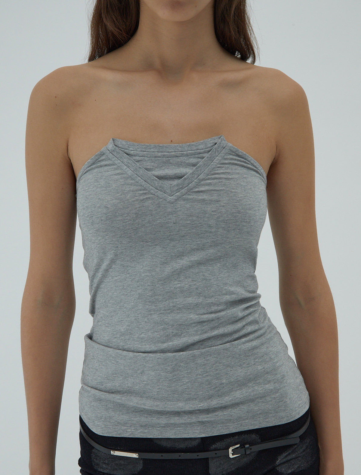 No 2377 / Folded V Neck - Xs