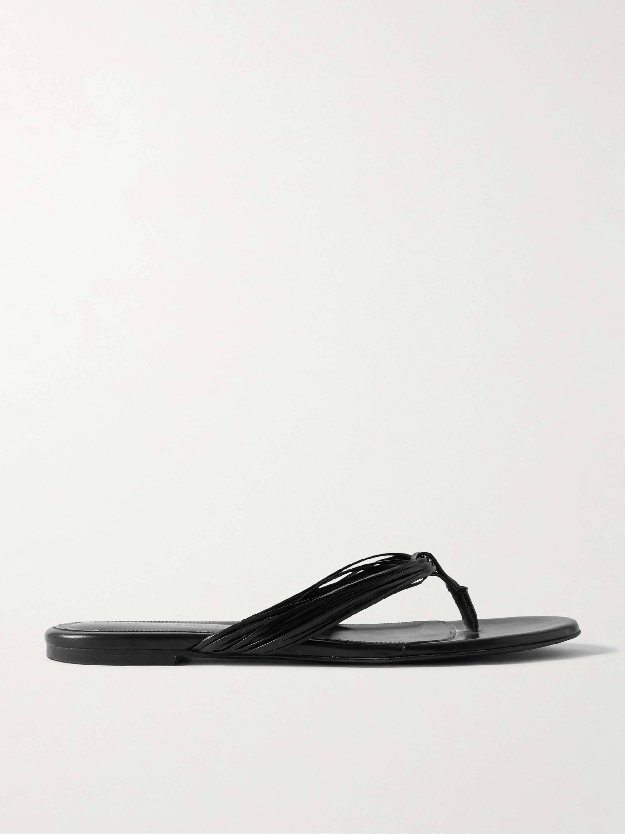 Cable Leather Flip Flops