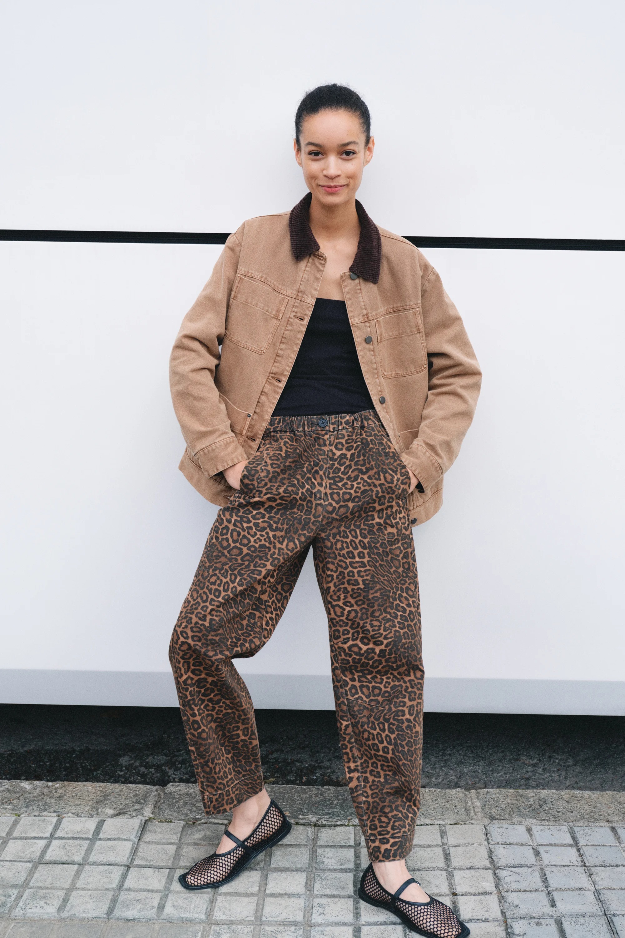 Hush, Cord Collar Barn Jacket