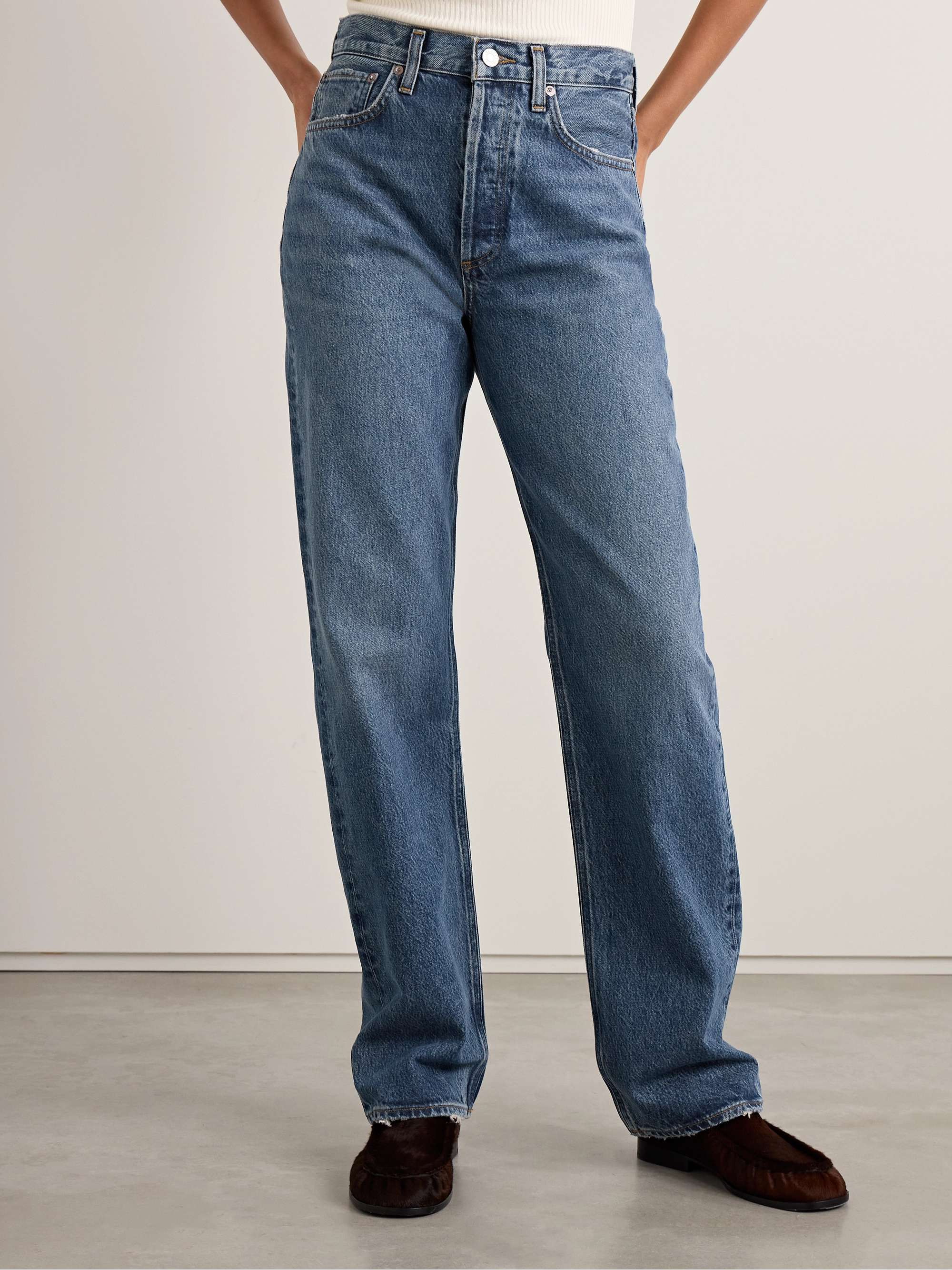 Kelly High-Rise Straight-Leg Jeans