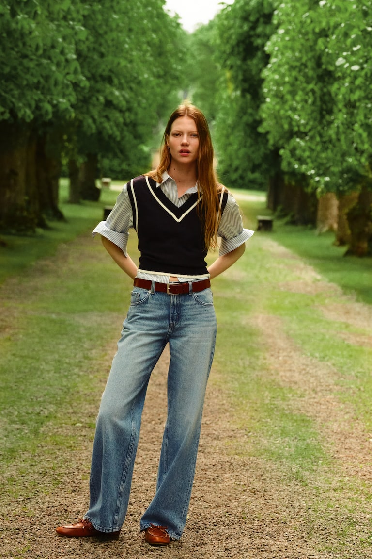 Bleecker High Rise Wide Leg Jeans