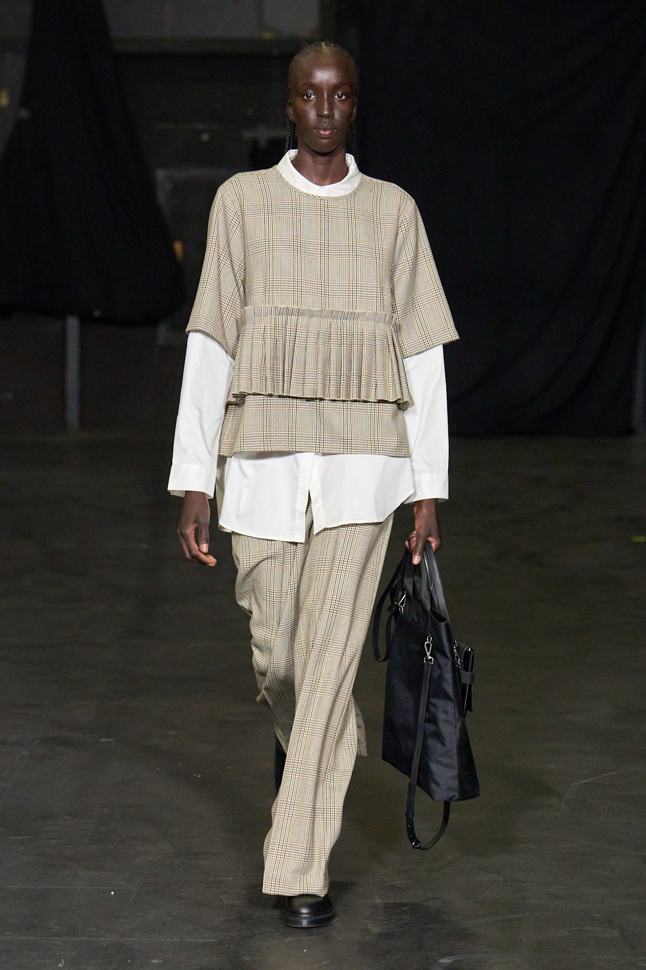 Model walks the Stel runway at Copenhagen Fashion Week Spring Summer 2026