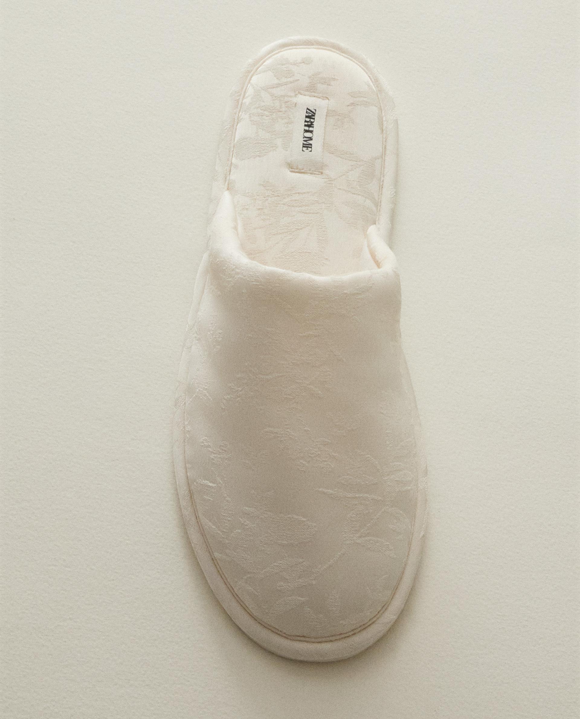 Jacquard Mule Slippers