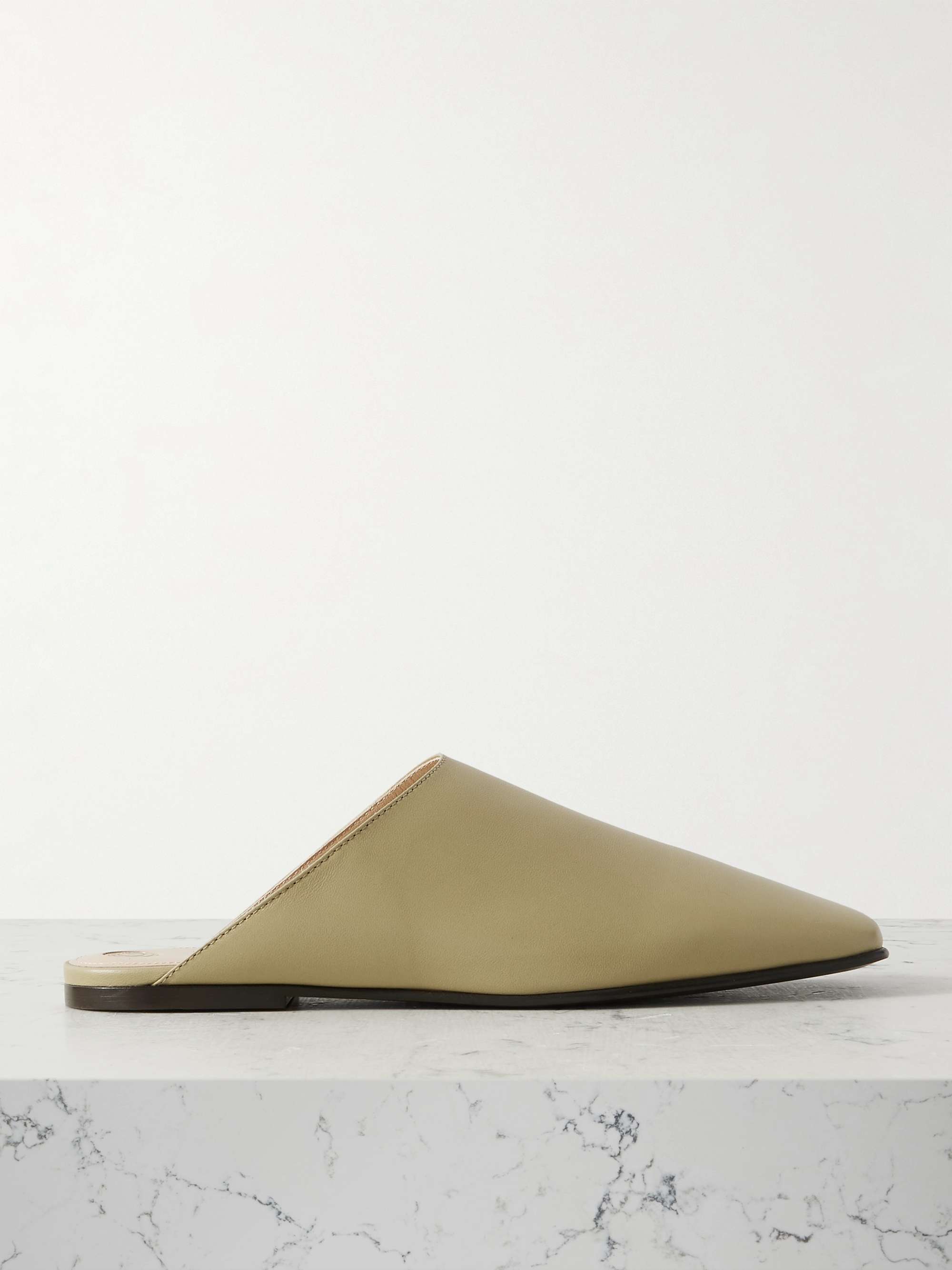 Alba Leather Slippers