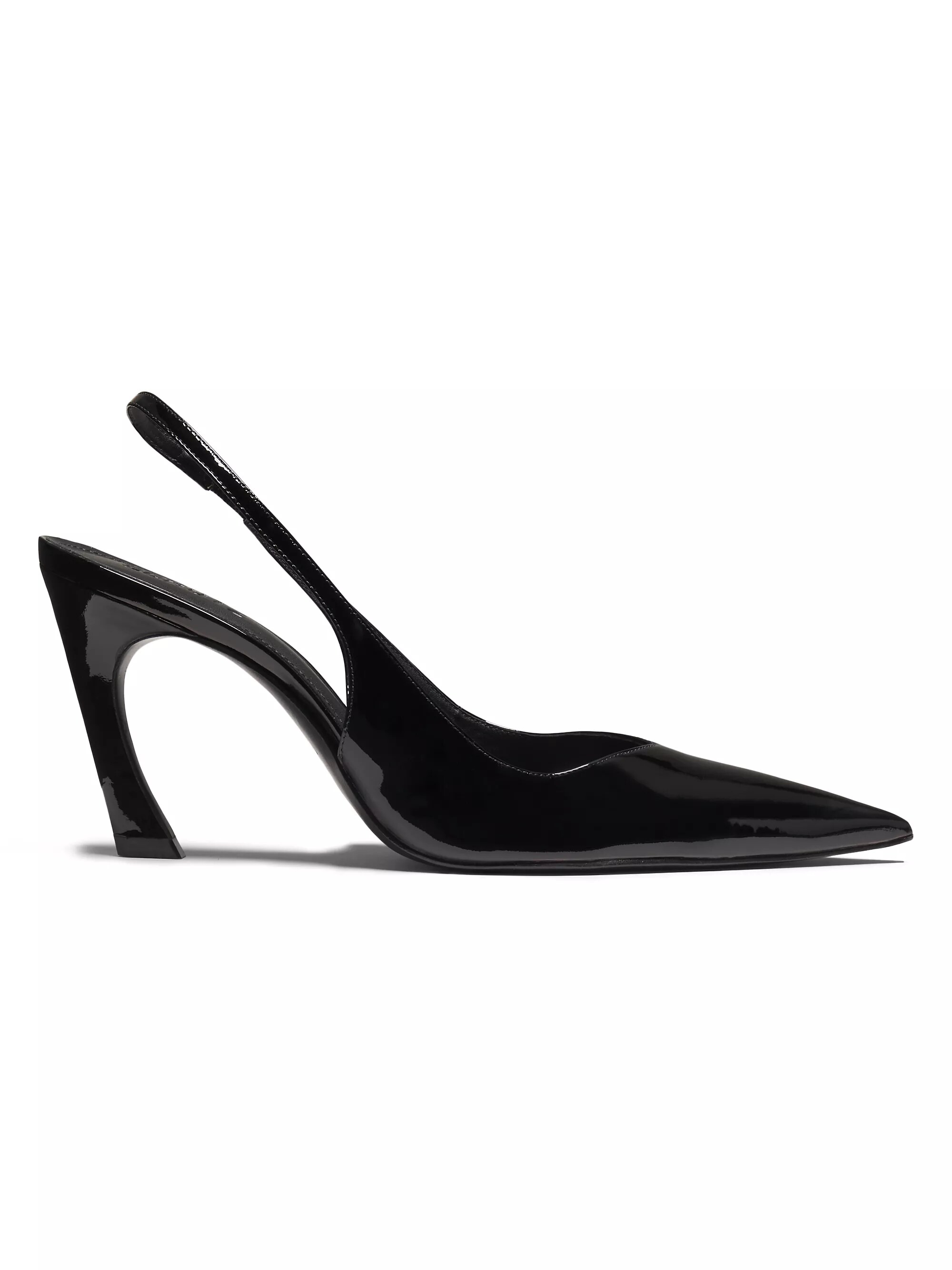 Lexi 90mm Patent Leather Slingback Pumps
