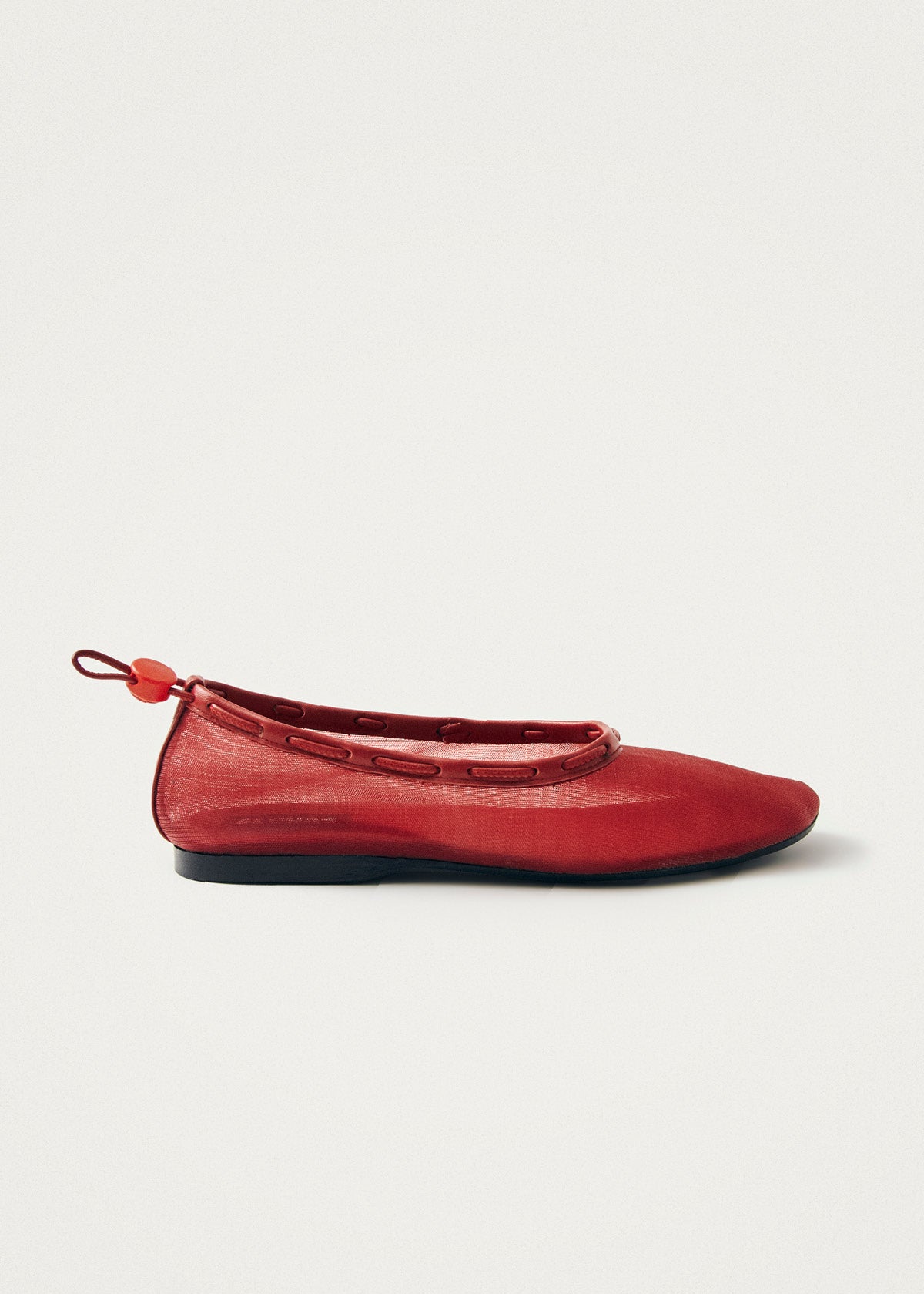 Gill Mesh Red Ballet Flats