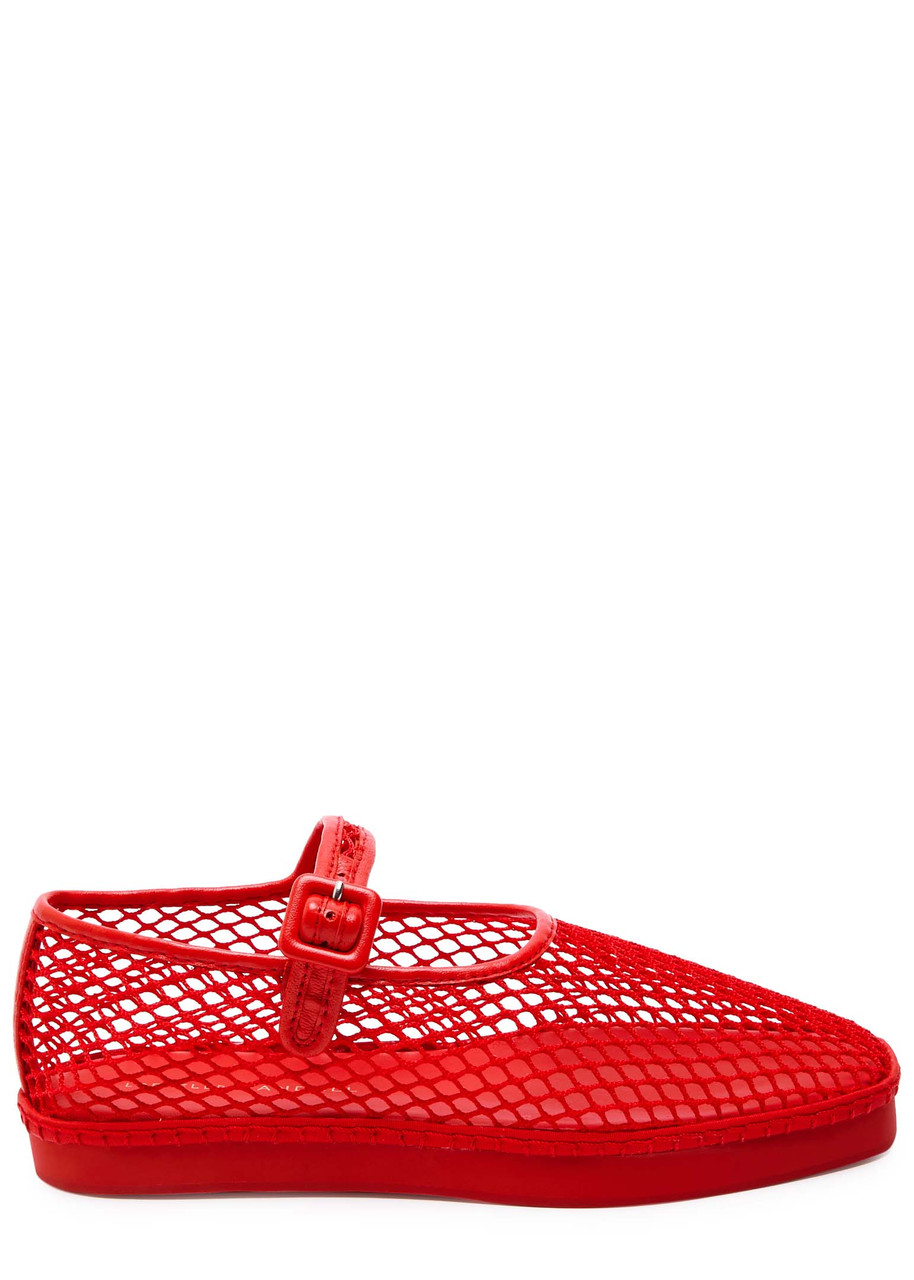 Rita Mesh Mary Jane Flats