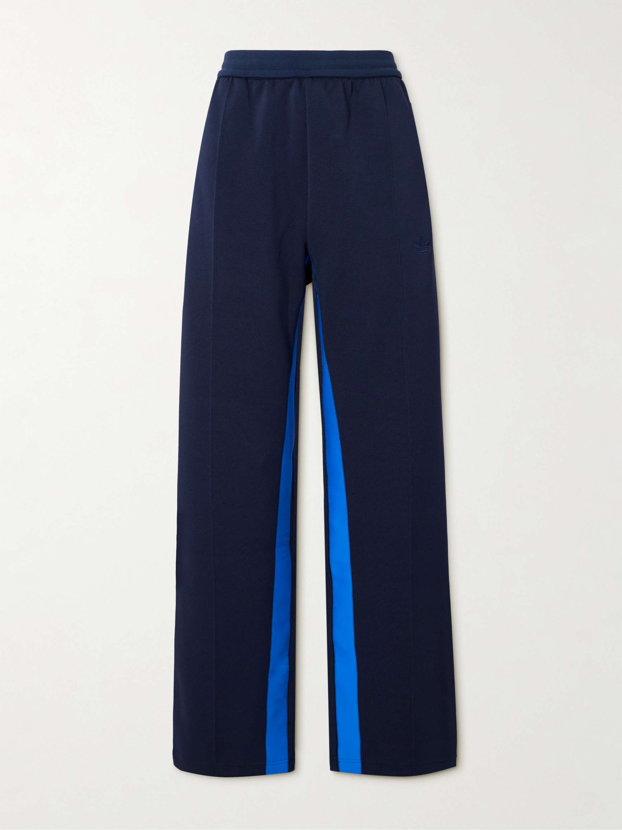 + Wales Bonner Two-Tone Jersey-Trimmed Recycled Piqué Track Pants
