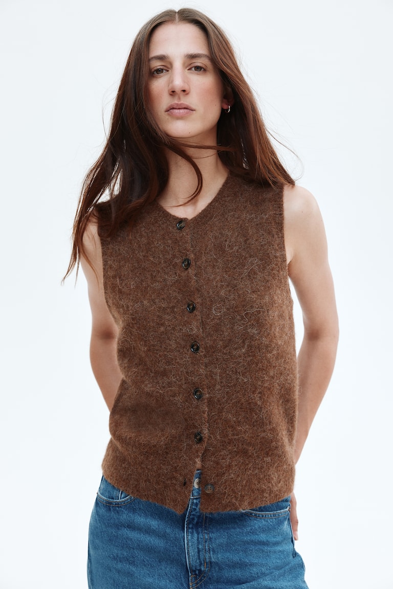 Alpaca-Blend Waistcoat