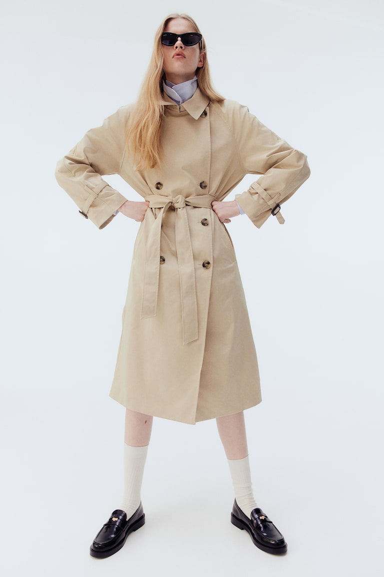 Twill Trench Coat