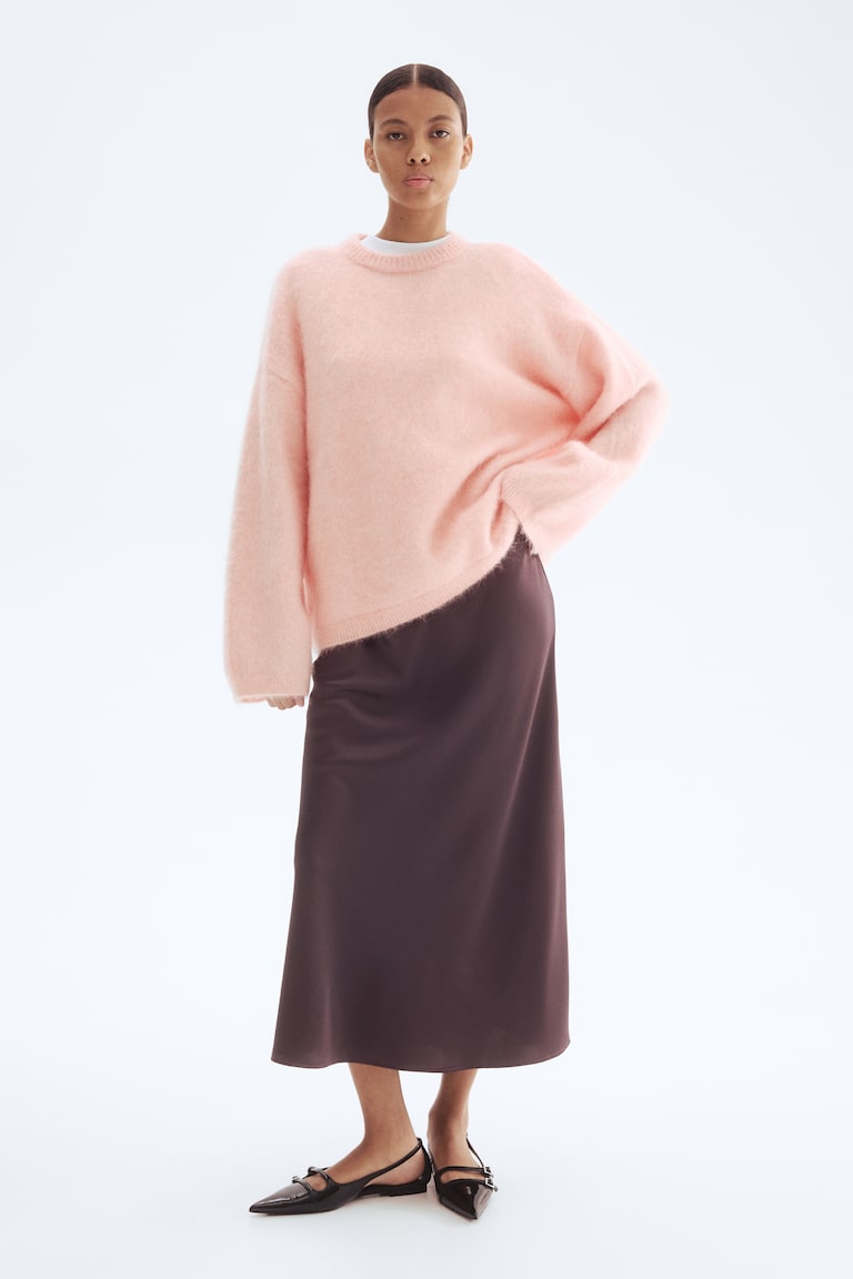 Oversized Mohair-Blend Jumper