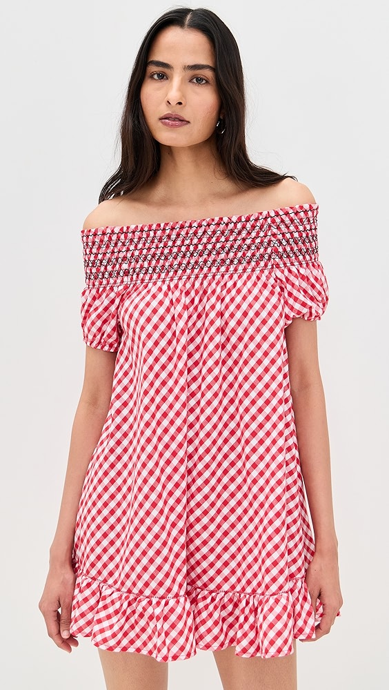 Frankies Bikinis Ruby Poplin Minidress