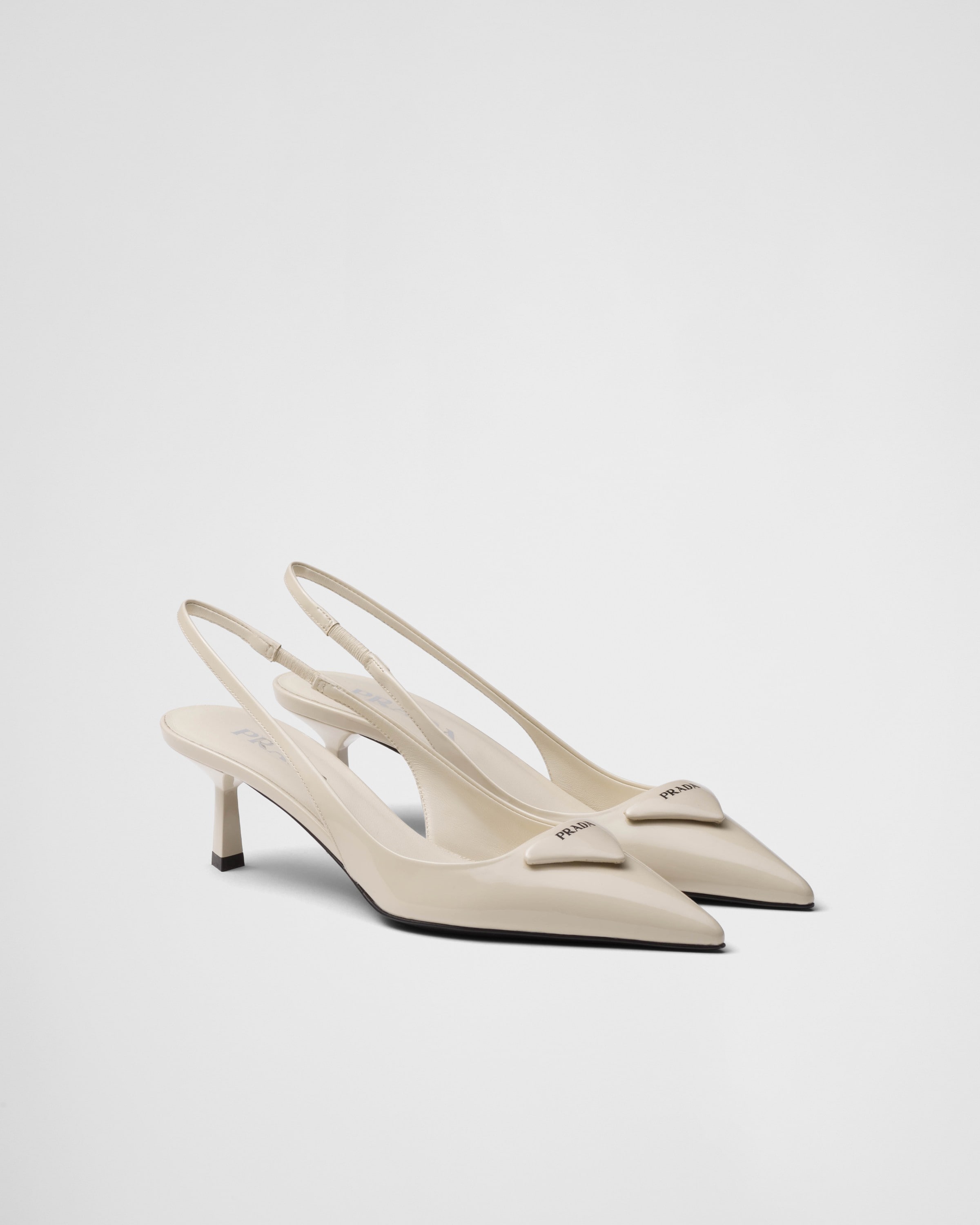 Patent Leather Slingback Pumps