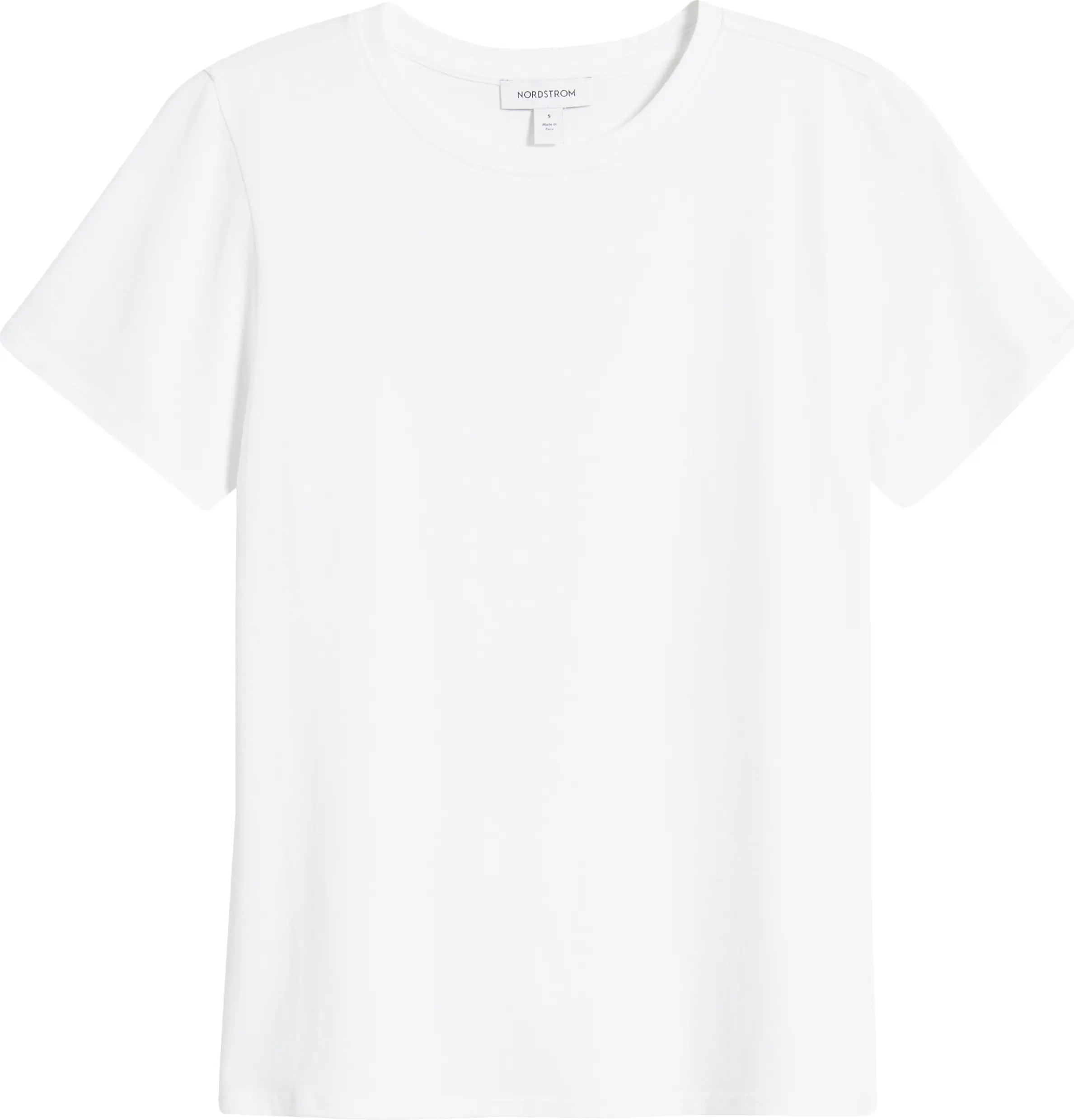 Pima Cotton Blend Crewneck T-Shirt