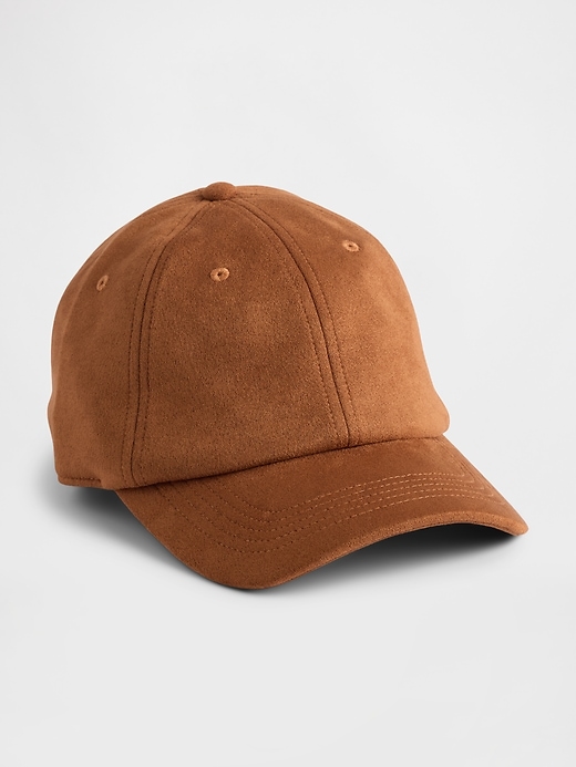 Vegan Suede Baseball Hat