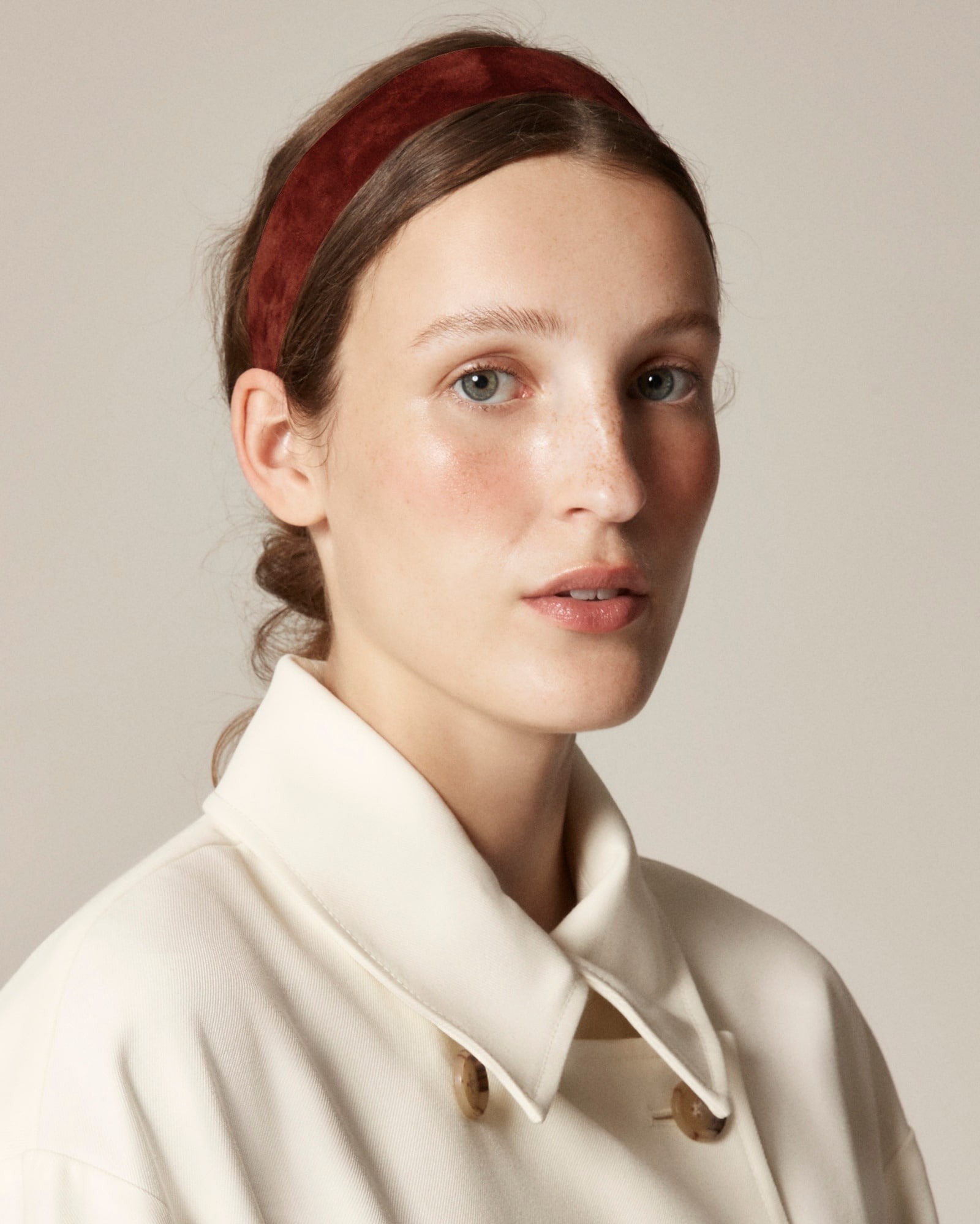 J.Crew, Suede and Elastic Headband