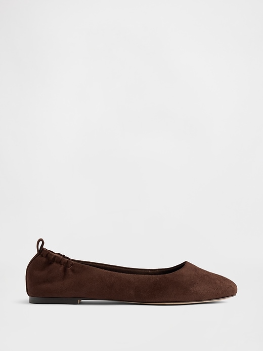 Vegan Suede Ballet Flats