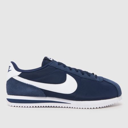 Nike Cortez in Navy & White
