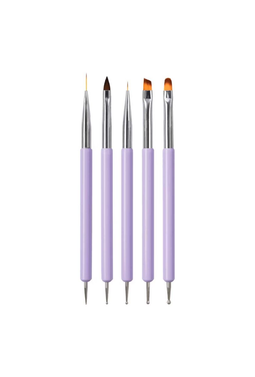 boots nail art brush set