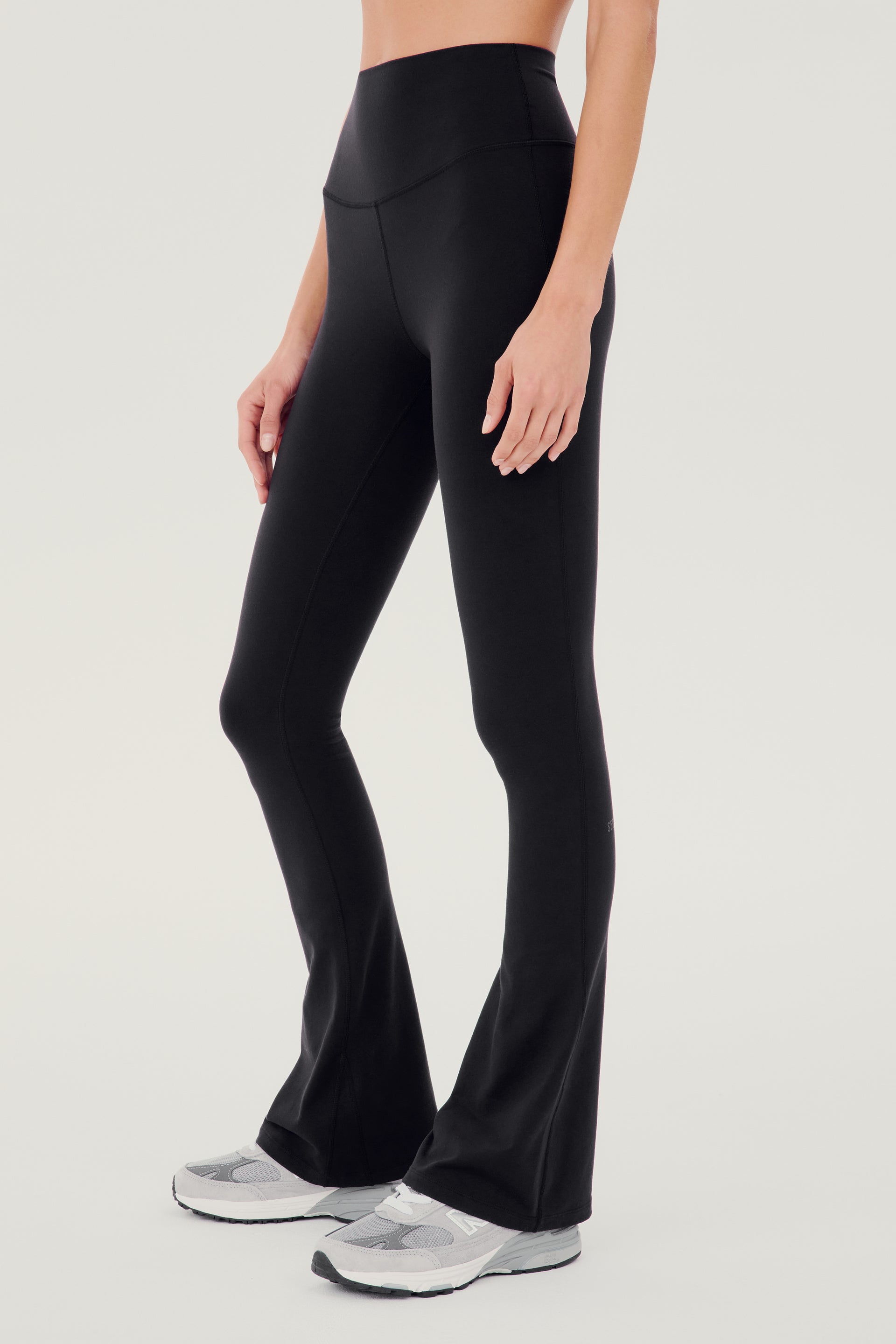 Raquel High Waist Flared Legging - Black - Black / 28&quot; / Xs
