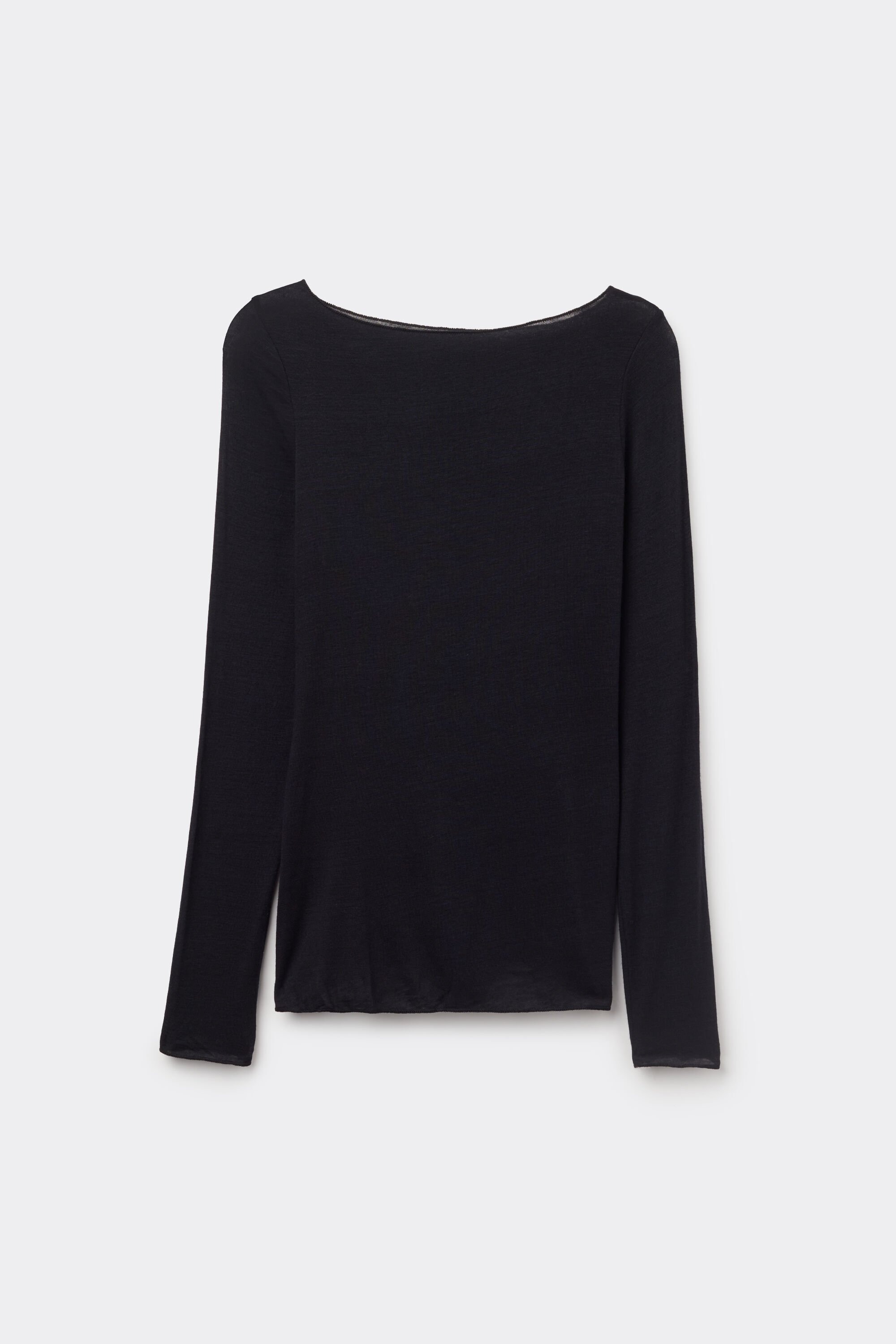 Boat Neck Modal Cashmere Ultralight Top
