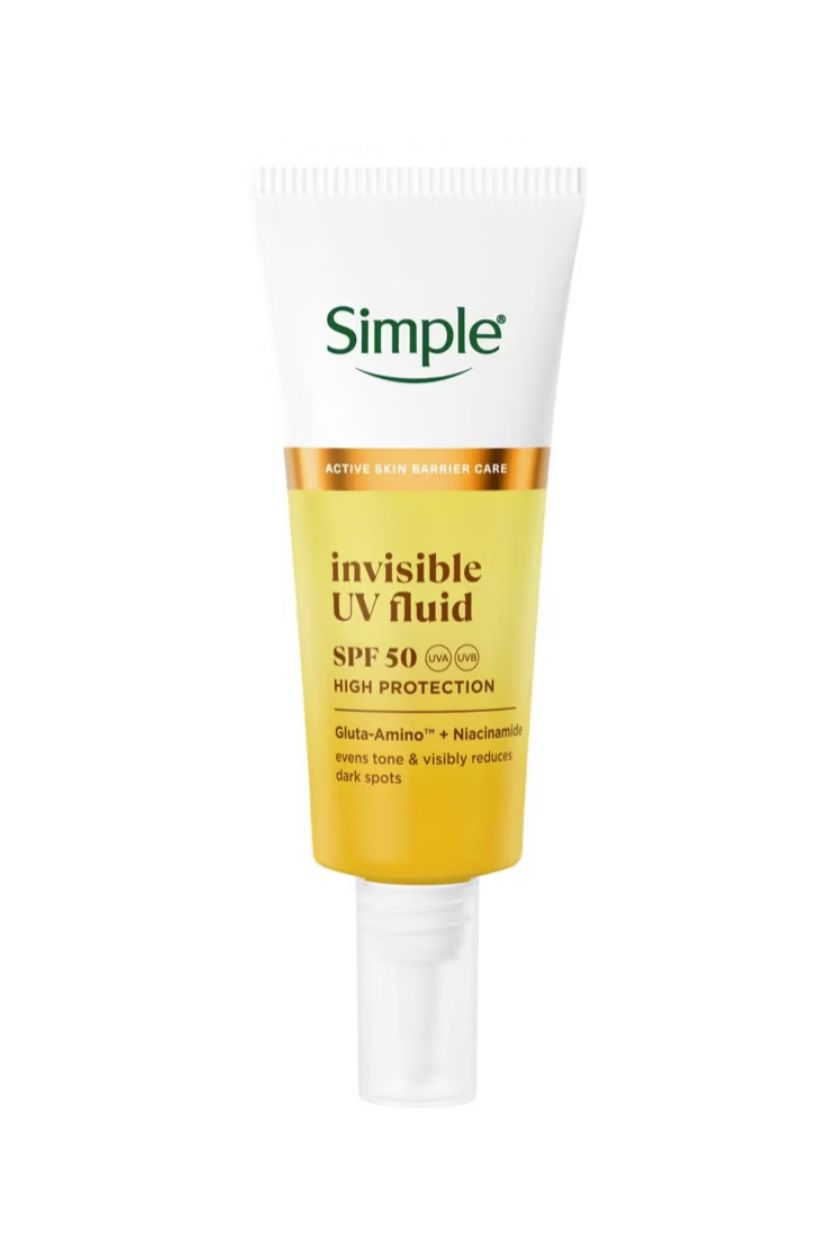 Simple Glow+ SPF50 Invisible UV Fluid