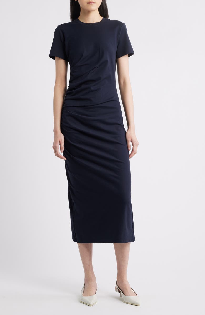 The Twist Organic Cotton Midi T-Shirt Dress