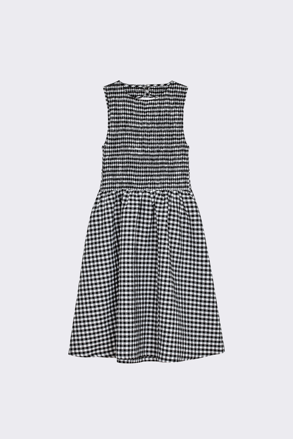 Garden Dress - Black Check