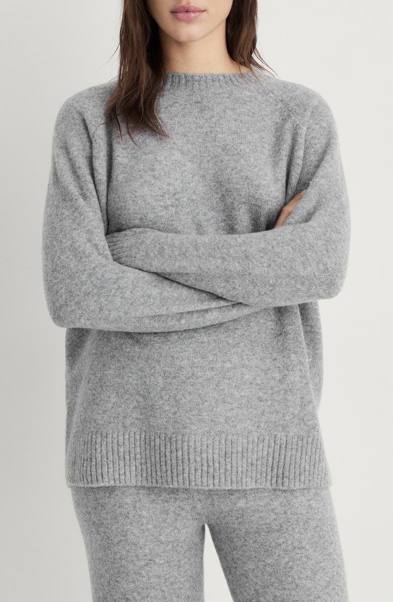 Crewneck Raglan Sleeve Sweater