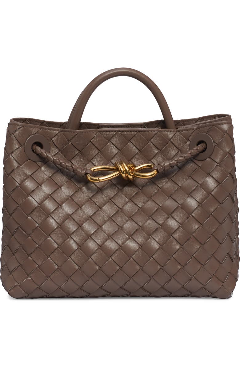 Small Andiamo Intrecciato Leather Shoulder Bag