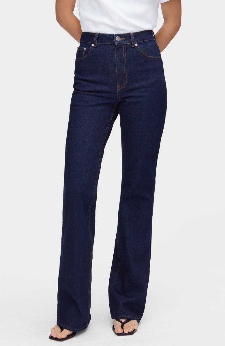 High Waist Flare Leg Jeans