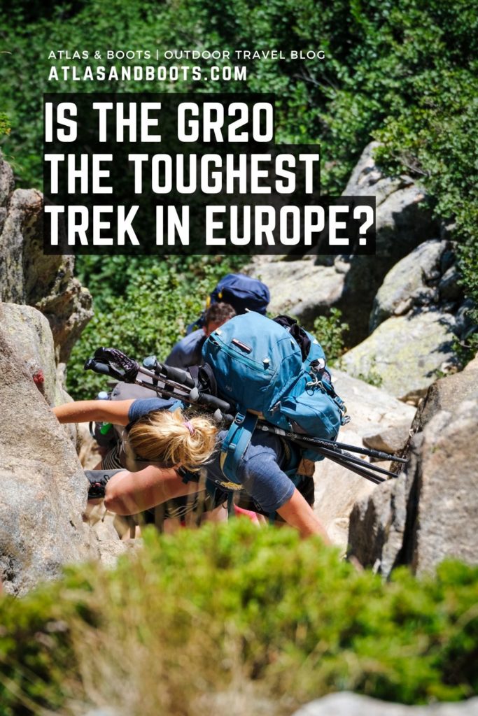 Is the GR20 the toughest trek in Europe Pinterest pin