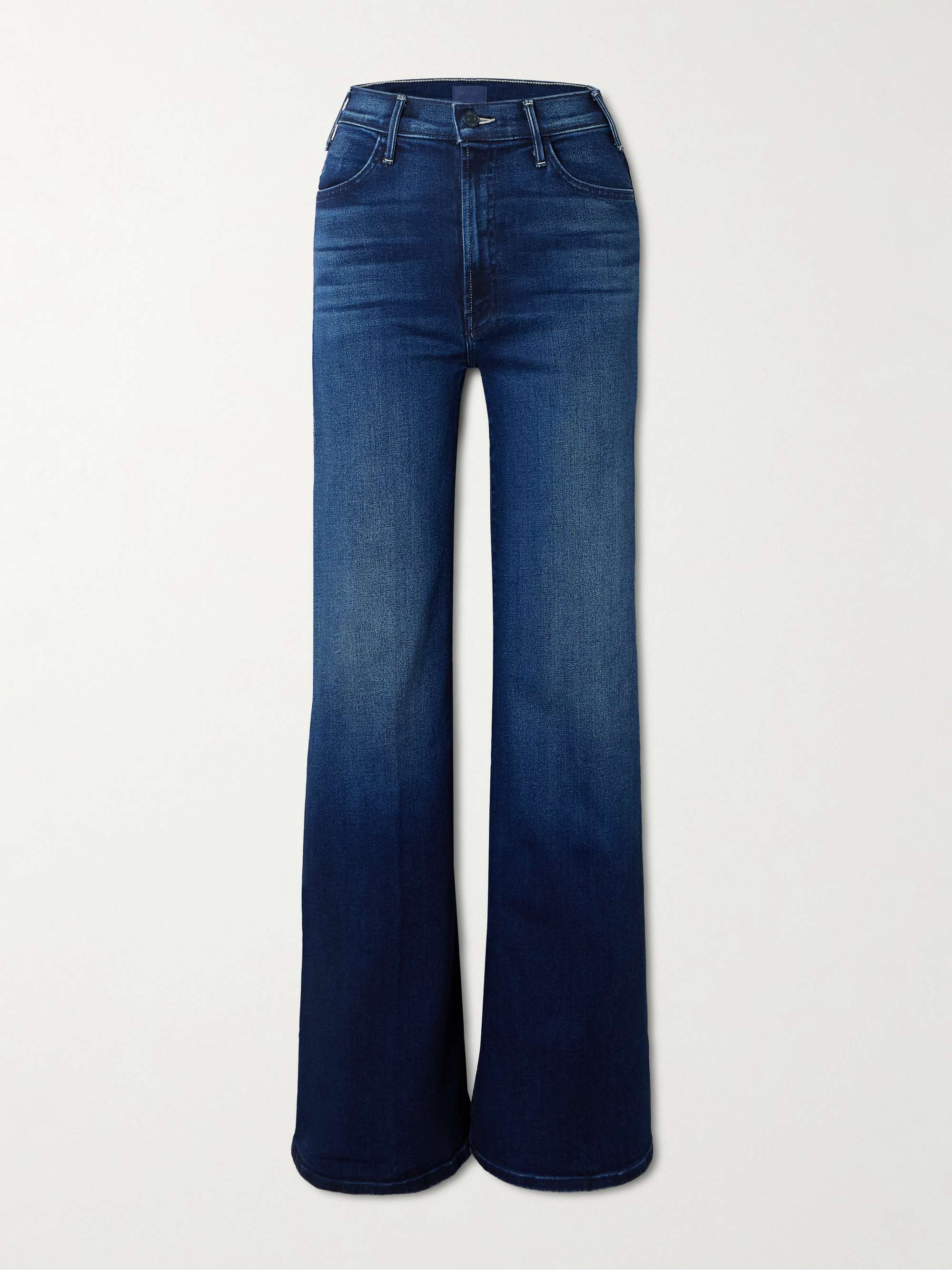 The Hustler Roller Sneak High-Rise Wide-Leg Jeans