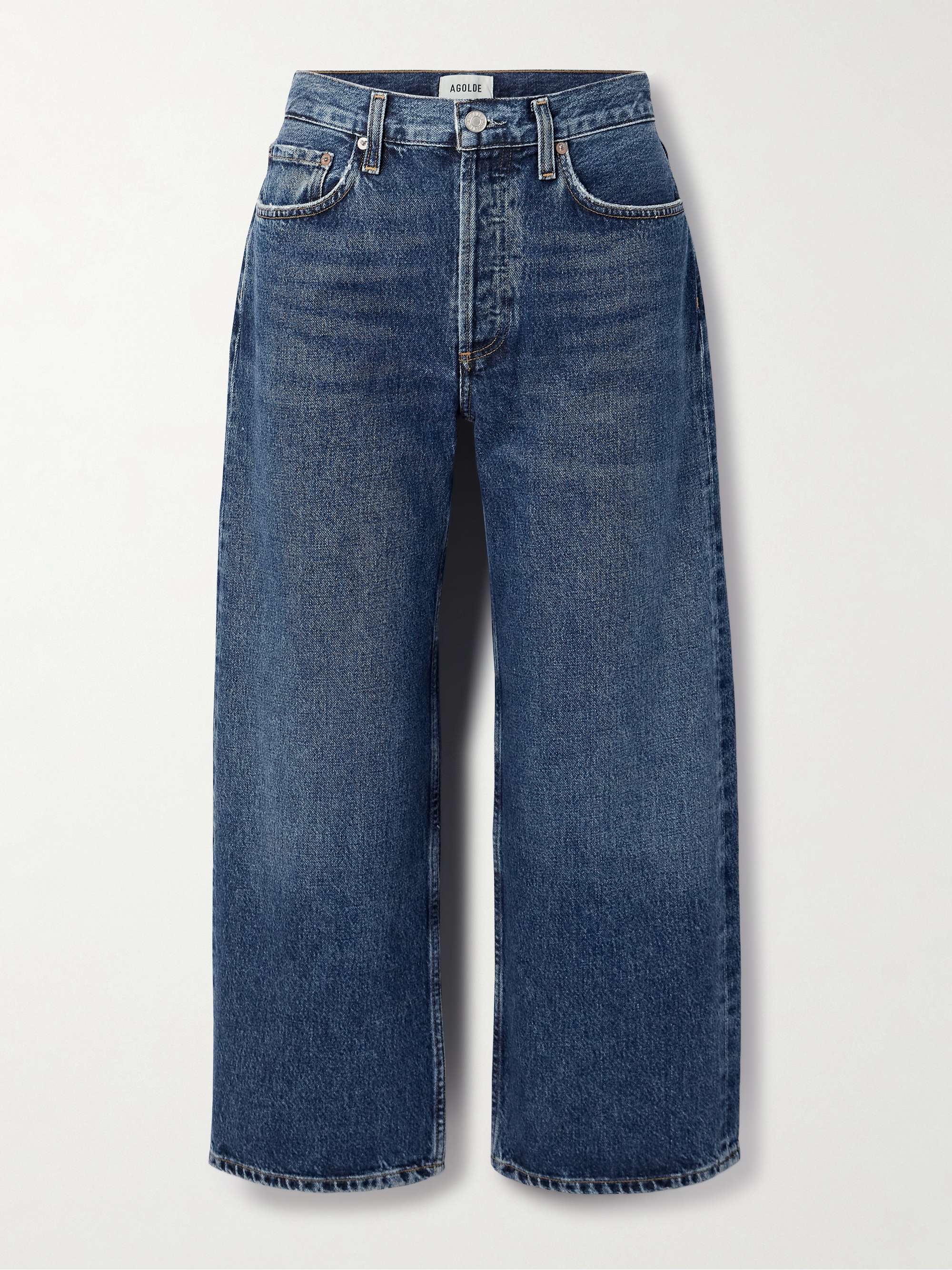 Arc Cropped High-Rise Wide-Leg Jeans