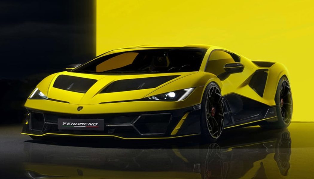 Lamborghini Fenomeno: 1,065 HP Hybrid V12 "Few-Off" Supercar Debuts