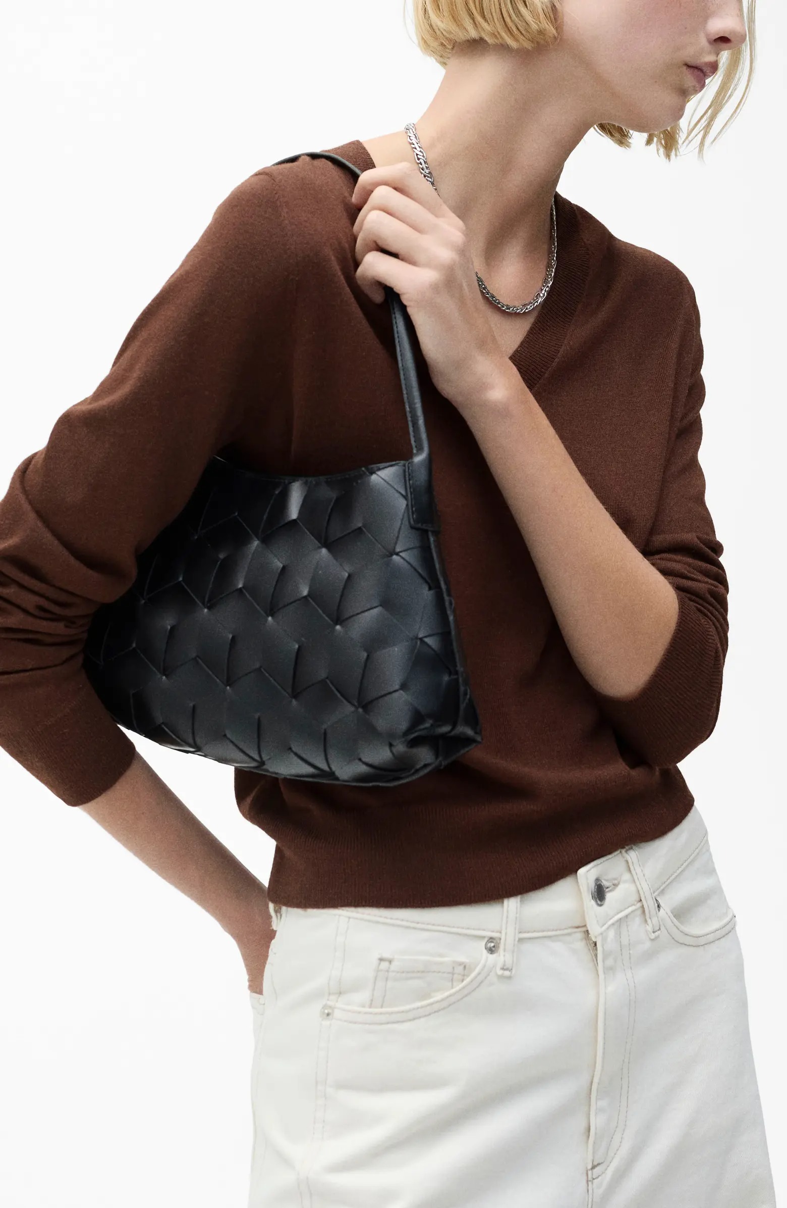 MANGO, V-Neck Sweater