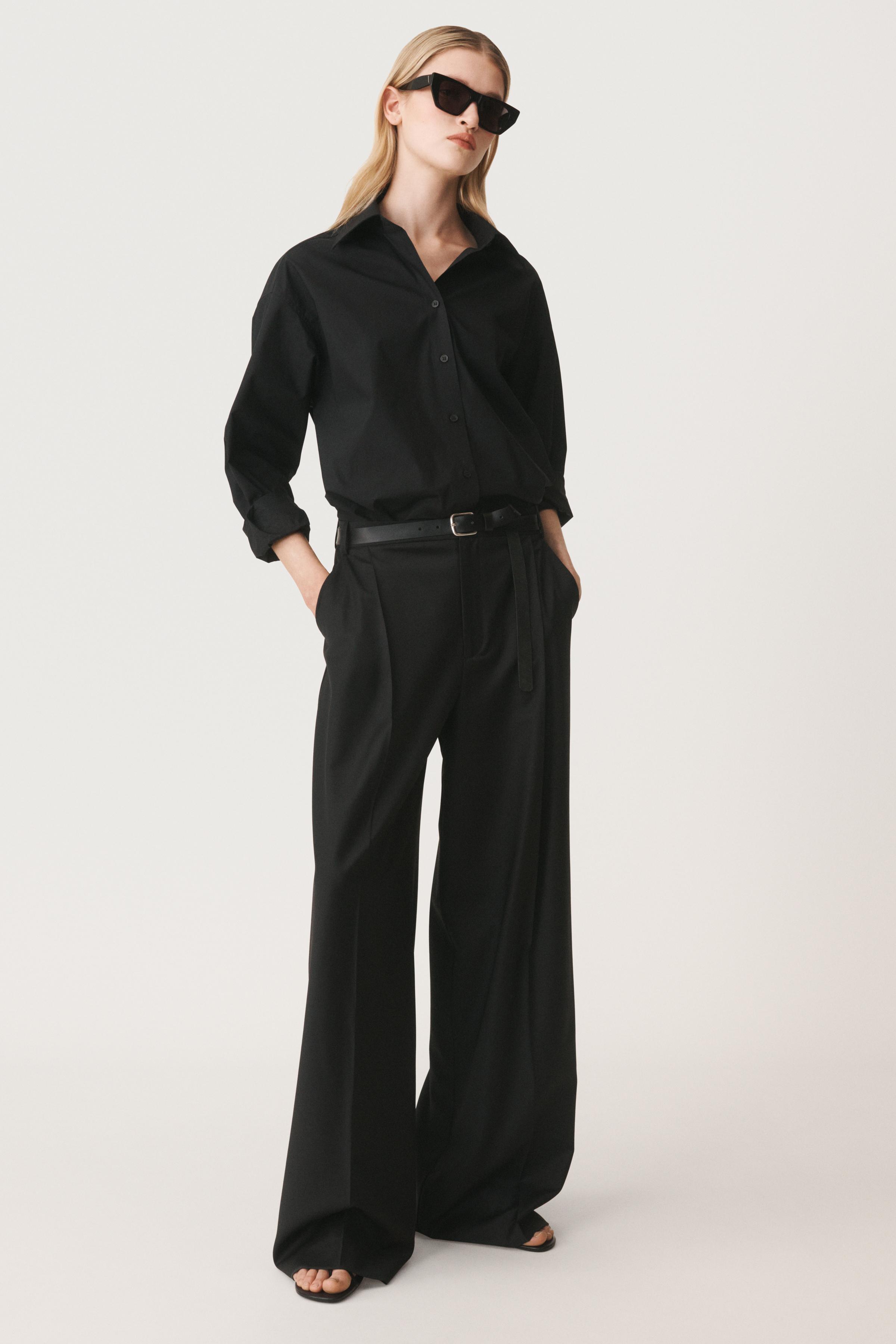 50th Anniversary Wool Blend Pleated Pants