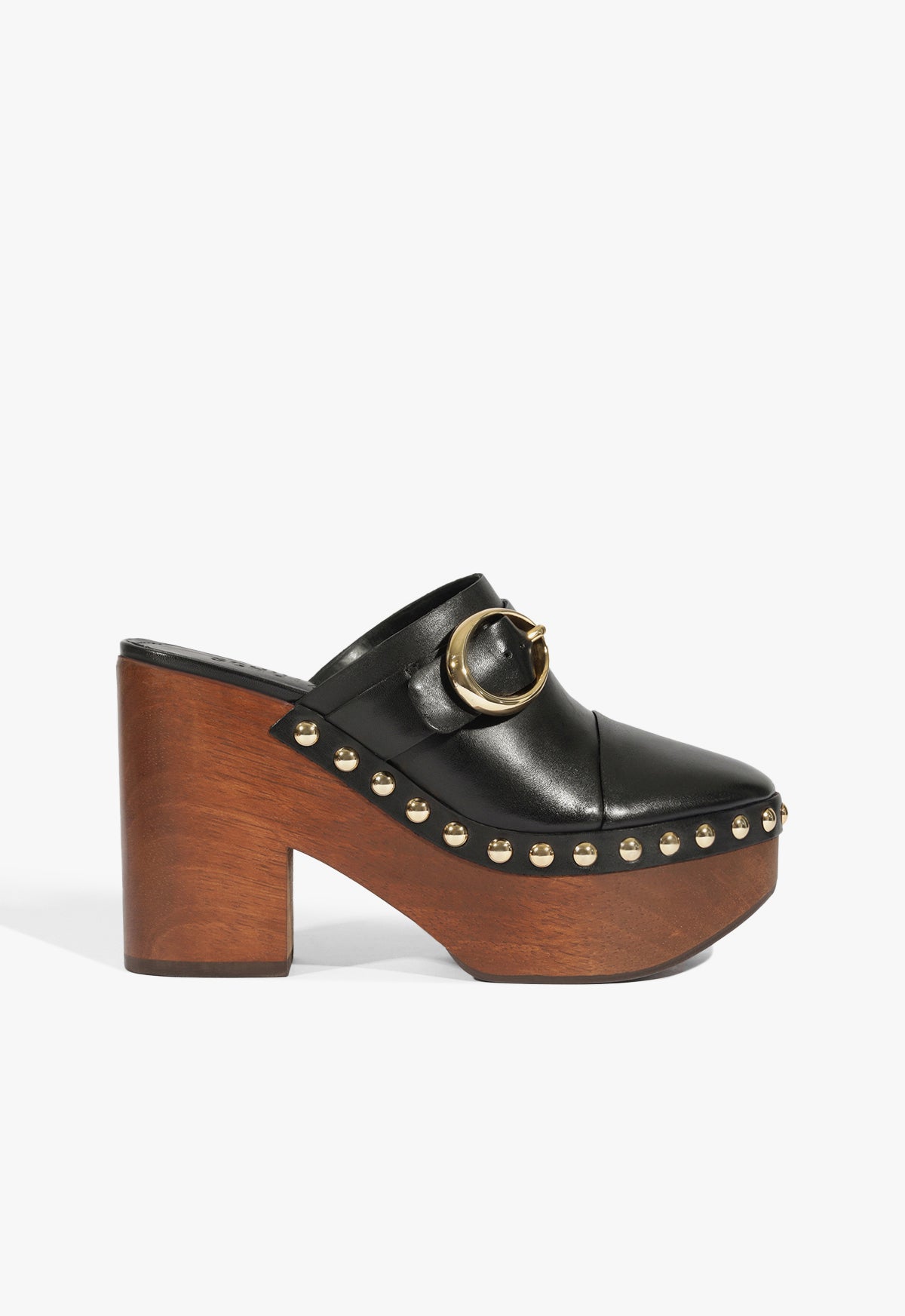 Piper Leather Pump - 5 / Black / Leather