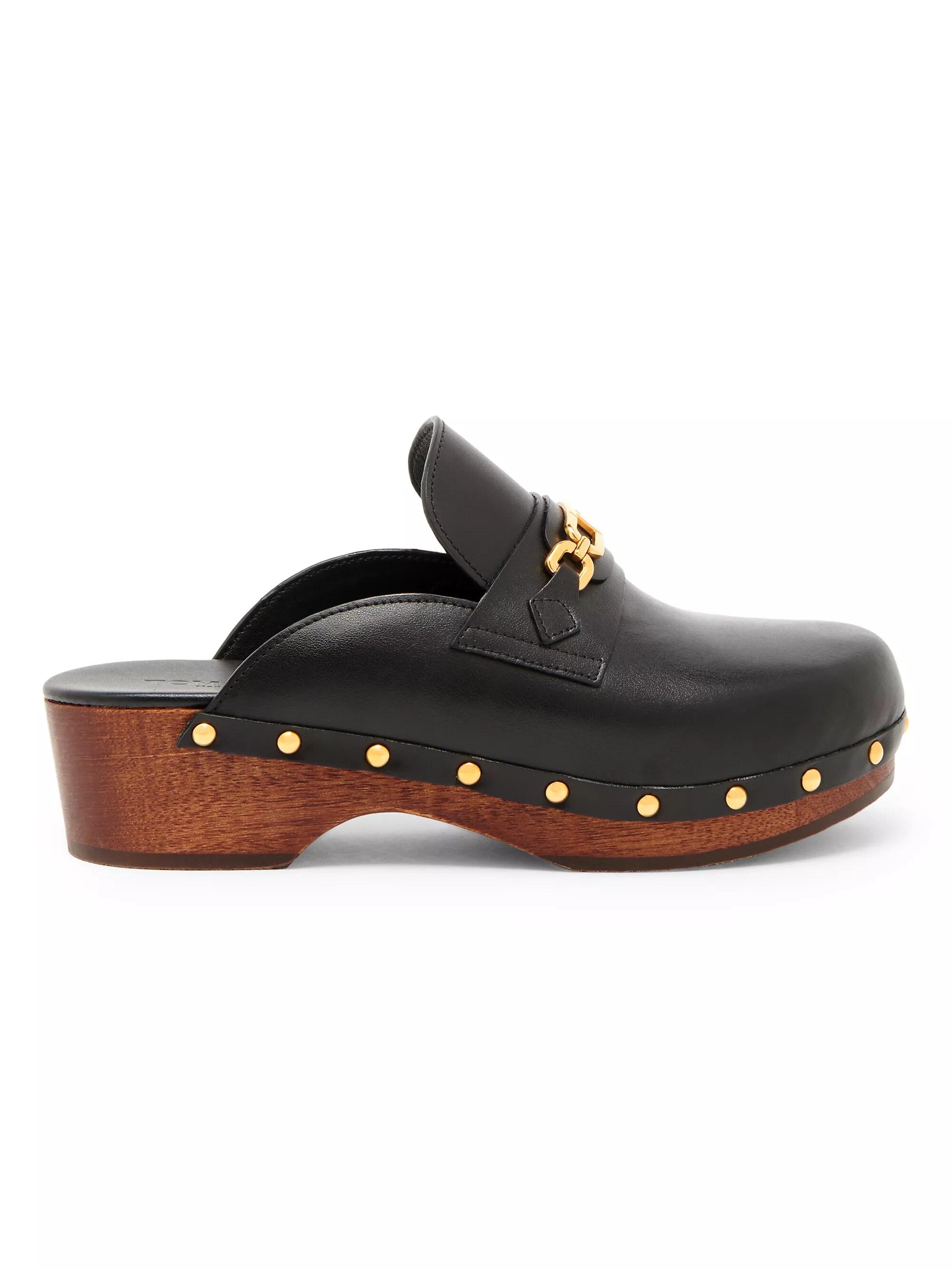 40mm Leather Clogs
