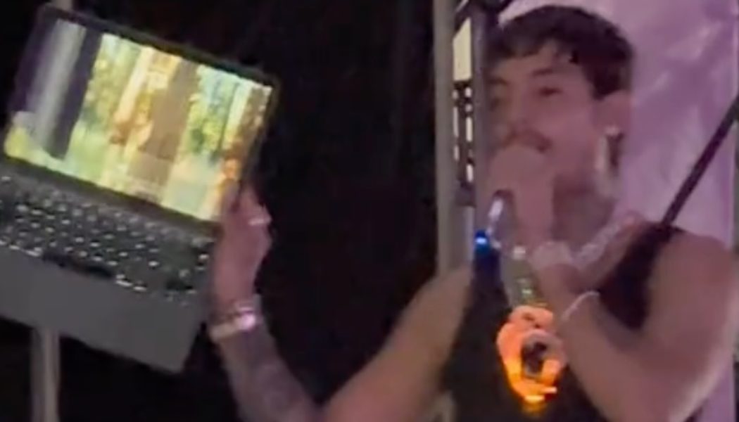 Natanael Cano Rages Out at DJ During Set at Baja Beach Fest